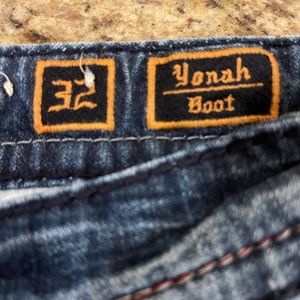 Mens Rock revival bootcut 32x34